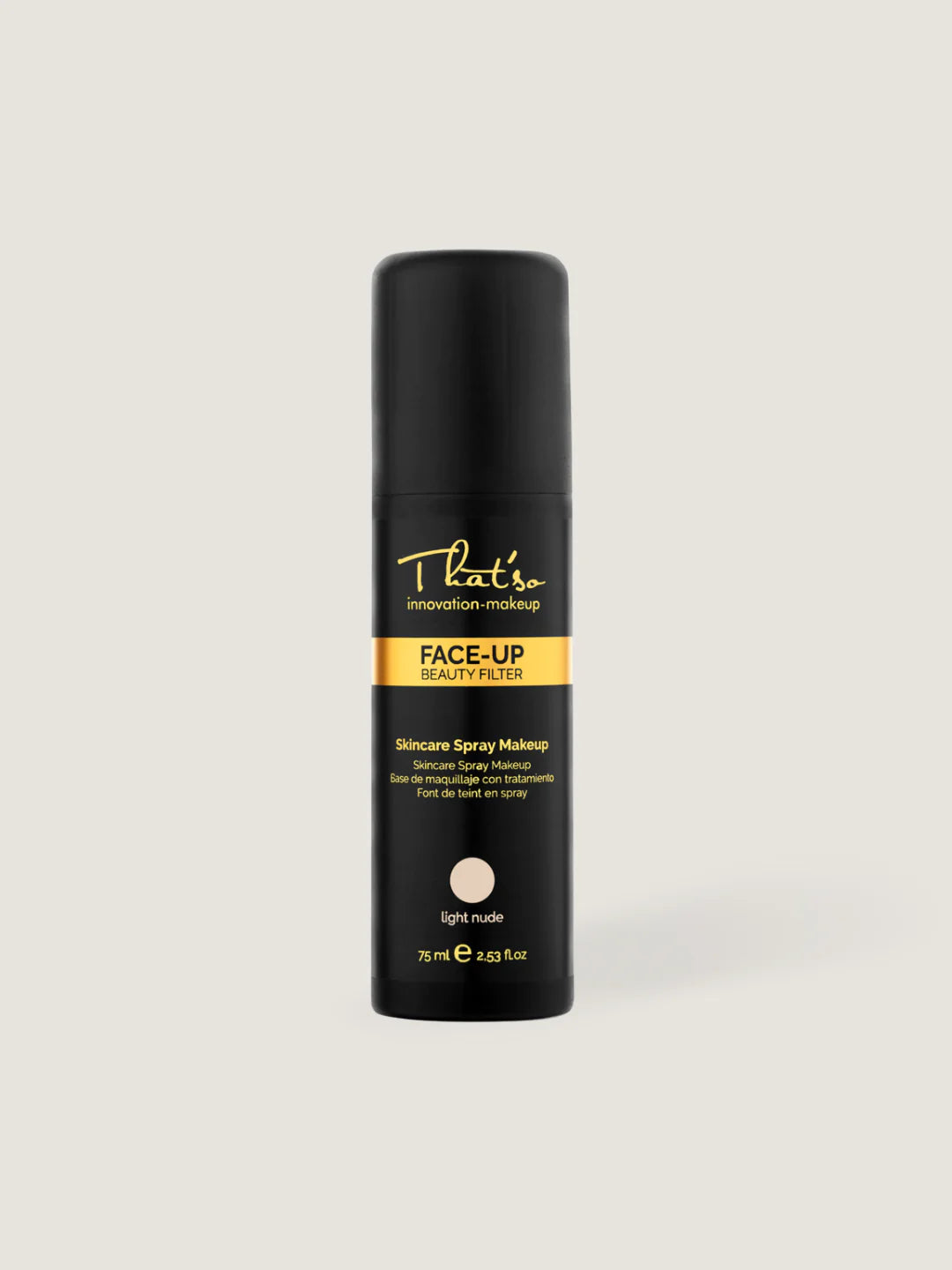 Face Up Skincare Spray Makeup - Light Nude