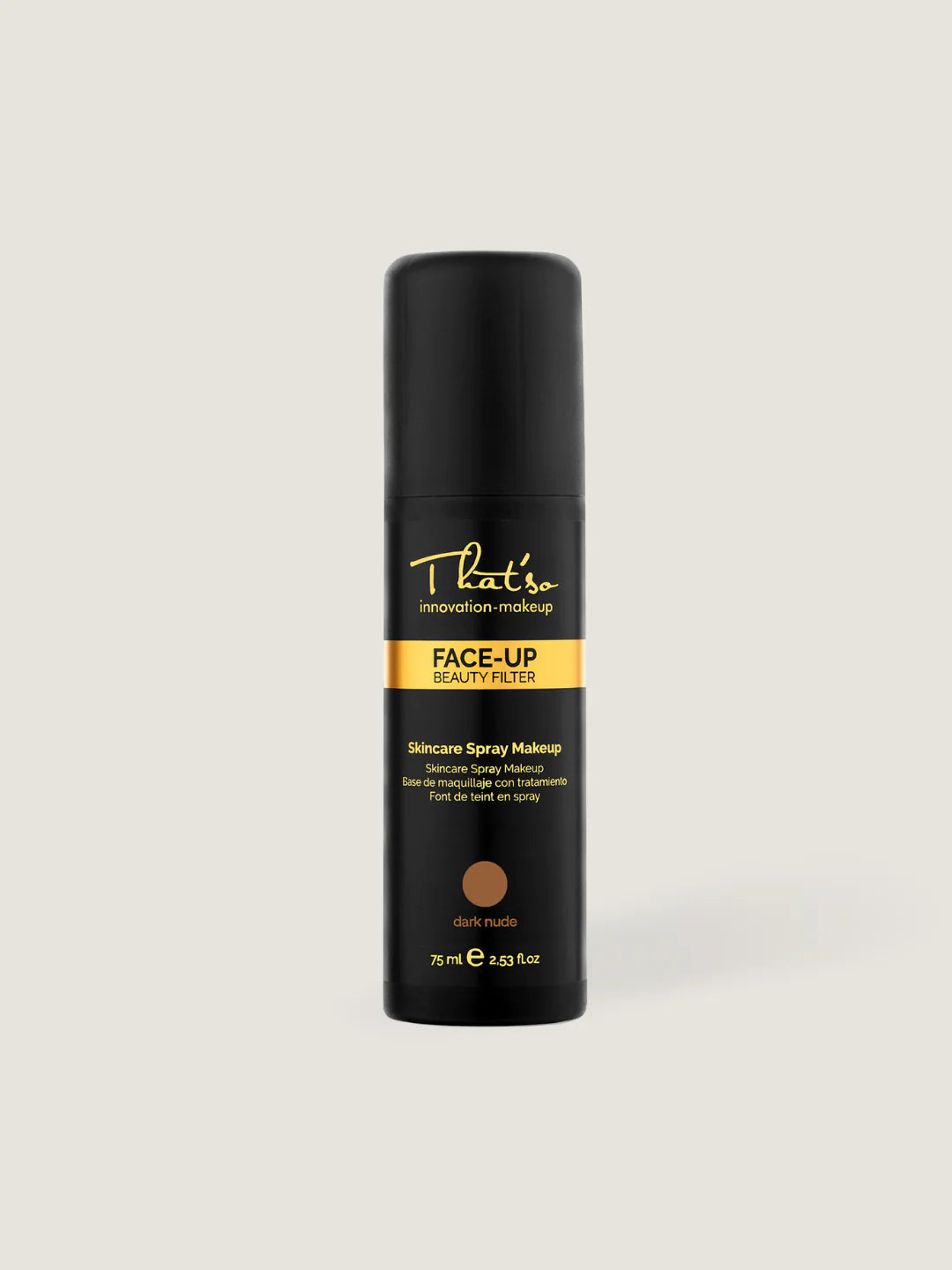 Face Up Skincare Spray Makeup - Dark Nude