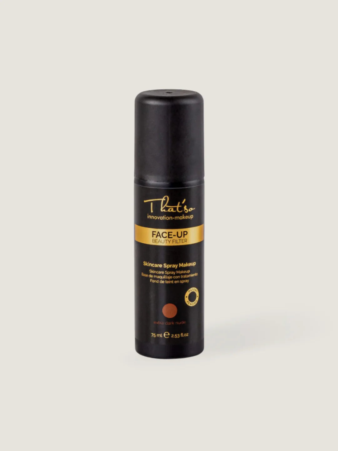 Face Up Skincare Spay Makeup – Extra Dark Nude