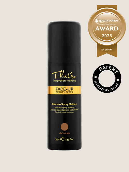 Face Up Skincare Spray Makeup - Dark Nude