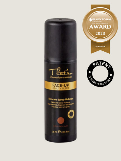 Face Up Skincare Spay Makeup – Extra Dark Nude