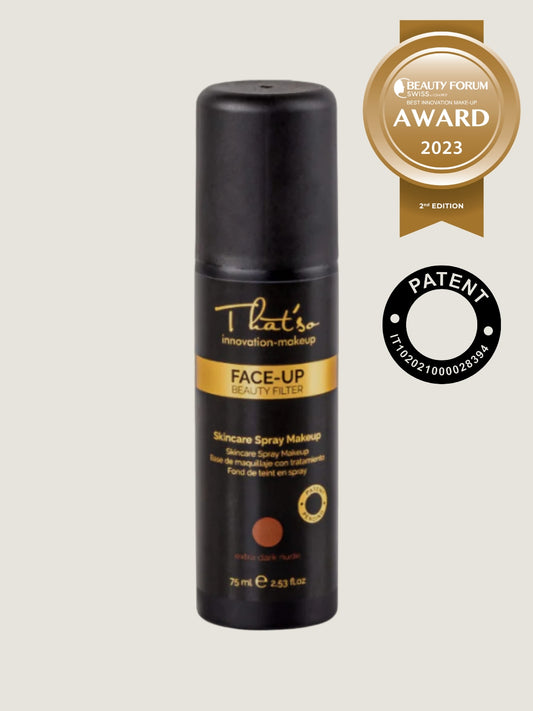 Face Up Skincare Spay Makeup – Extra Dark Nude