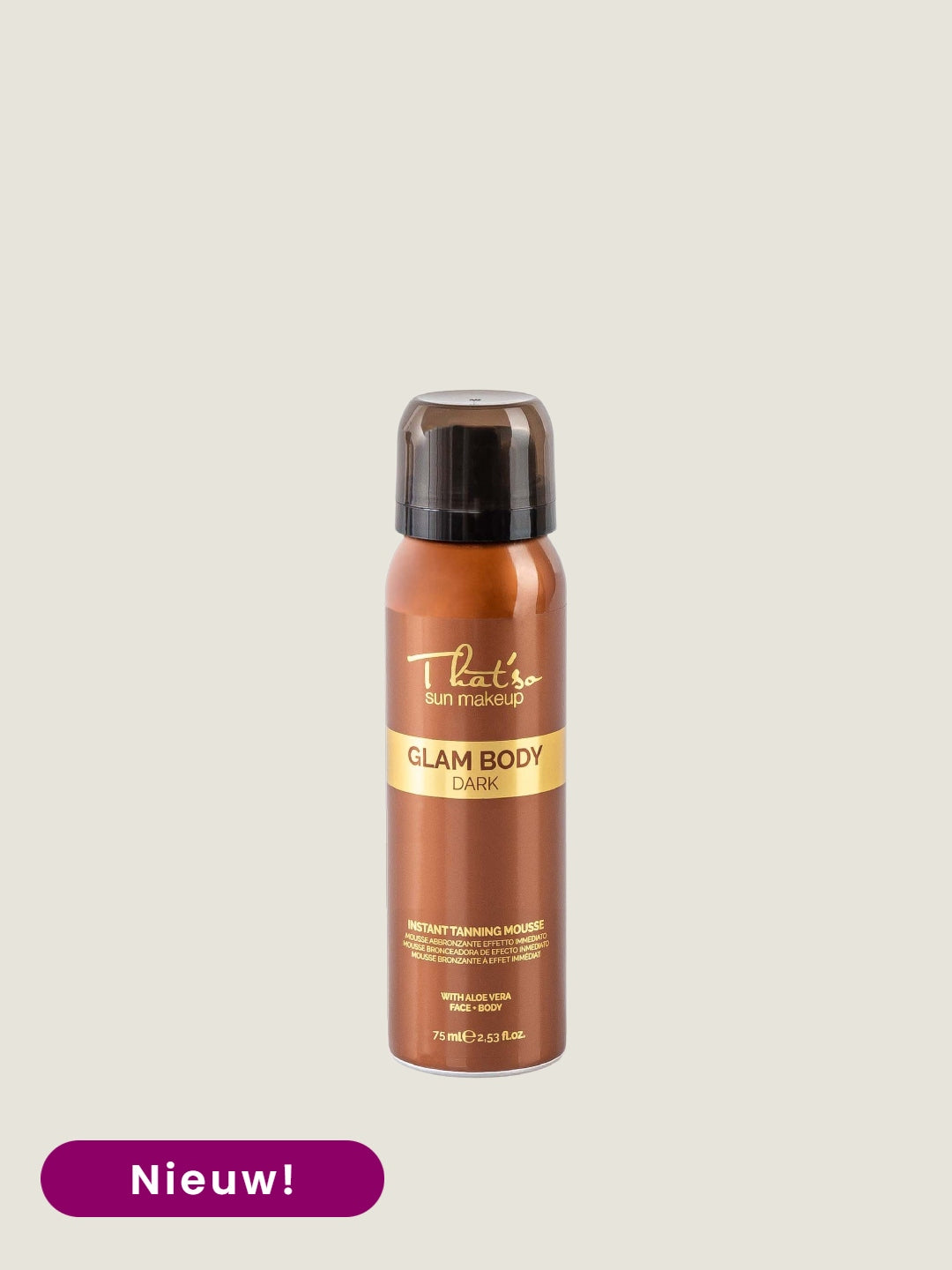 Glam Body Mousse Dark Travel Size